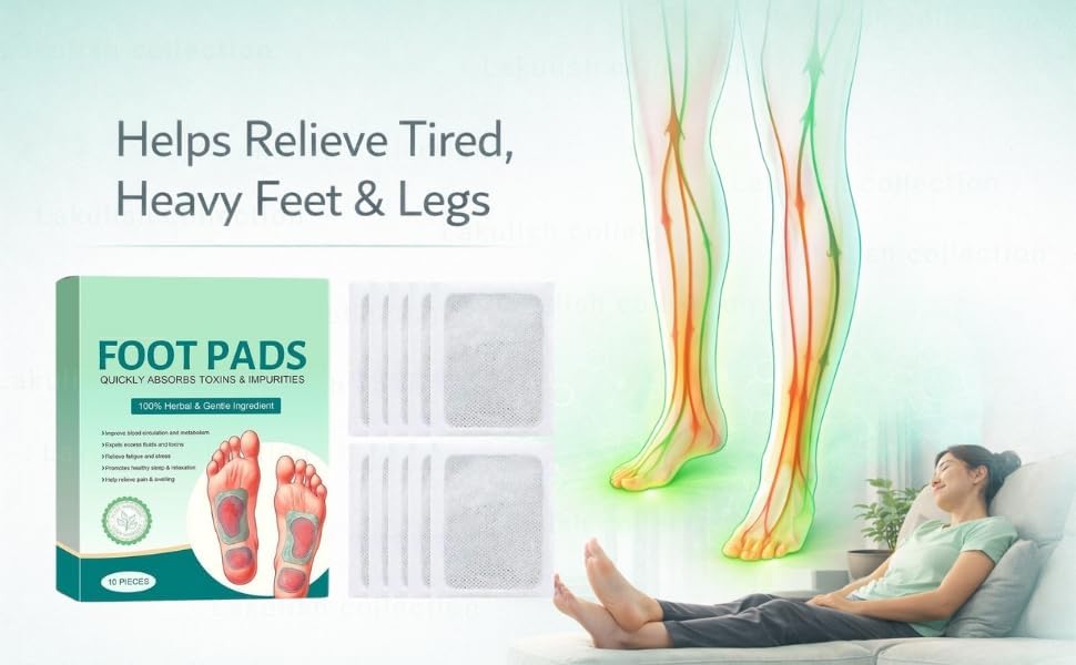 Kinoki 100% Herbal & Gentle Ingredient Detox Foot Pads