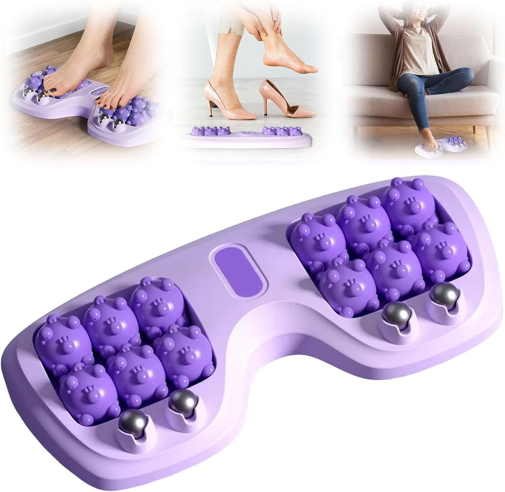 Portable Double Foot Massage Roller(Deep Relief)