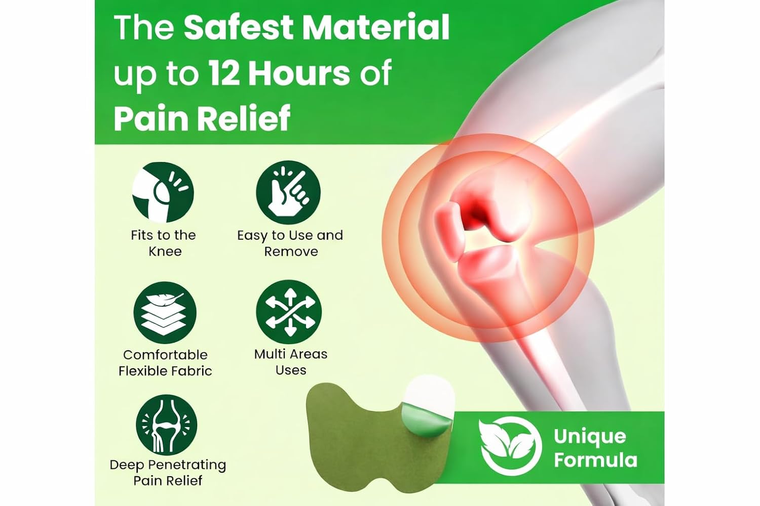 Deep Relief Herbal Knee Patches for Stiff Joints(10pcs/pack)