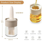 2-in-1 Oil Dispenser Bottle with Silicone Basting Brush