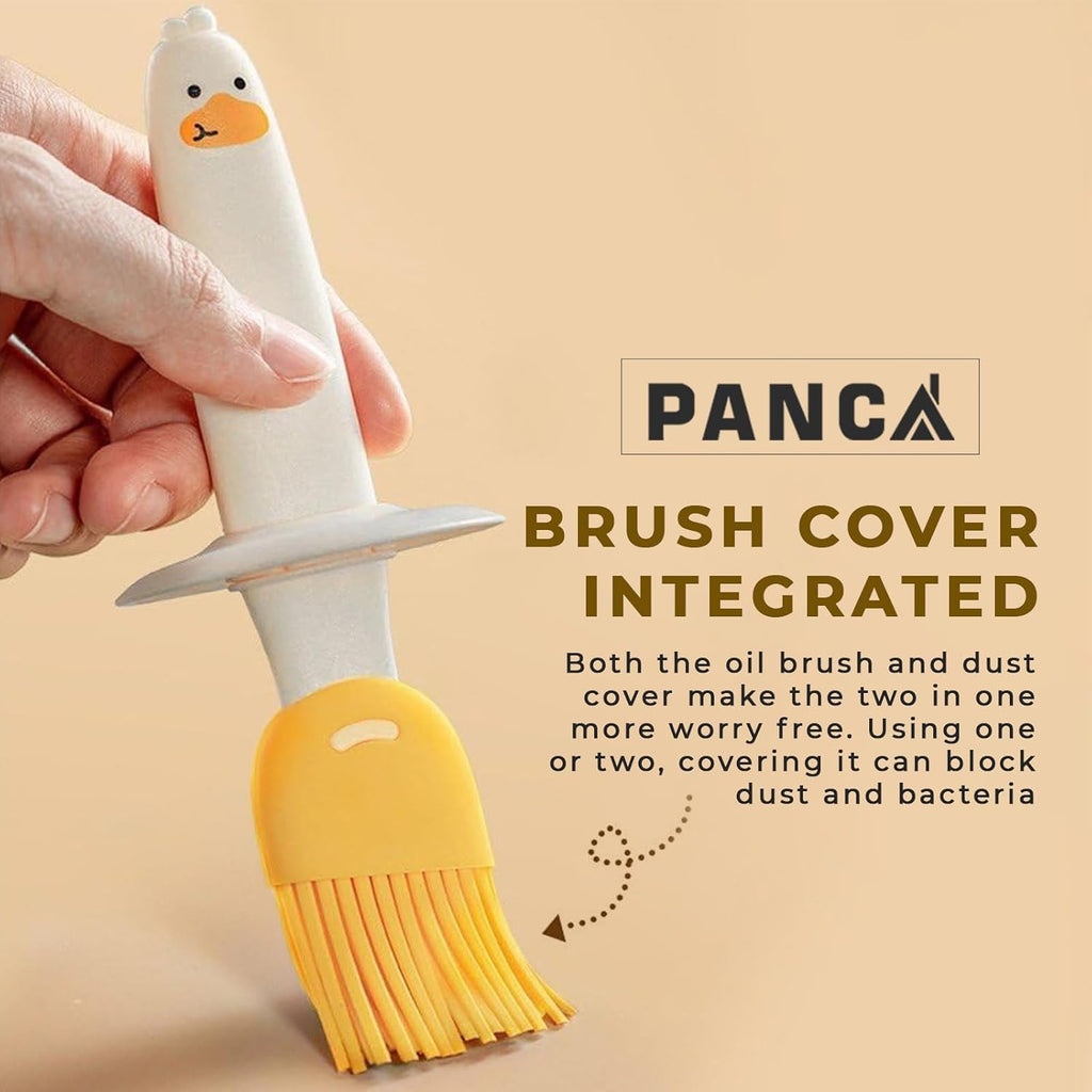 2-in-1 Oil Dispenser Bottle with Silicone Basting Brush