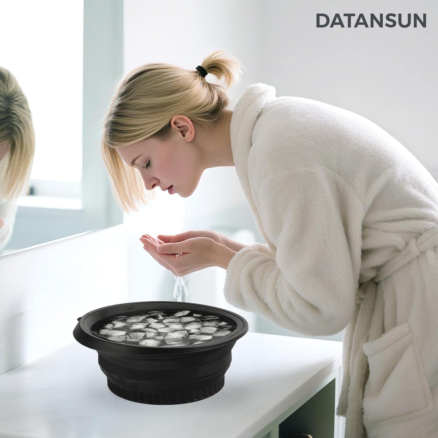 Face Ice Bowl for Facial Massage, Skin Tightening & Cooling
